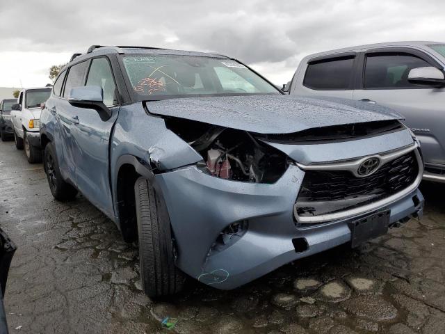 5TDHZRAH9NS119025 - 2022 TOYOTA HIGHLANDER XLE 蓝色 照片 4