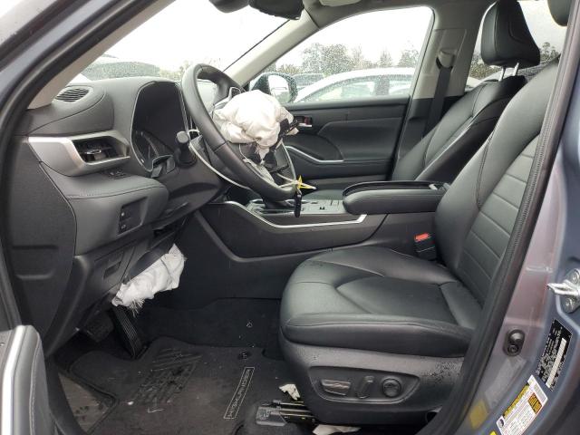 5TDHZRAH9NS119025 - 2022 TOYOTA HIGHLANDER XLE 蓝色 照片 7