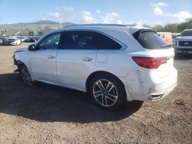 5J8YD7H72KL000845 - 2019 ACURA MDX SPORT HYBRID ADVANCE WHITE photo 2