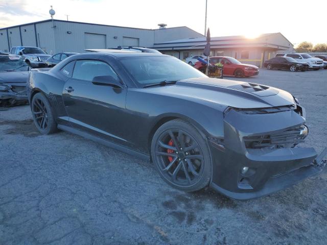 2G1FL1EP0E9801563 - 2014 CHEVROLET CAMARO ZL1 BLACK photo 4