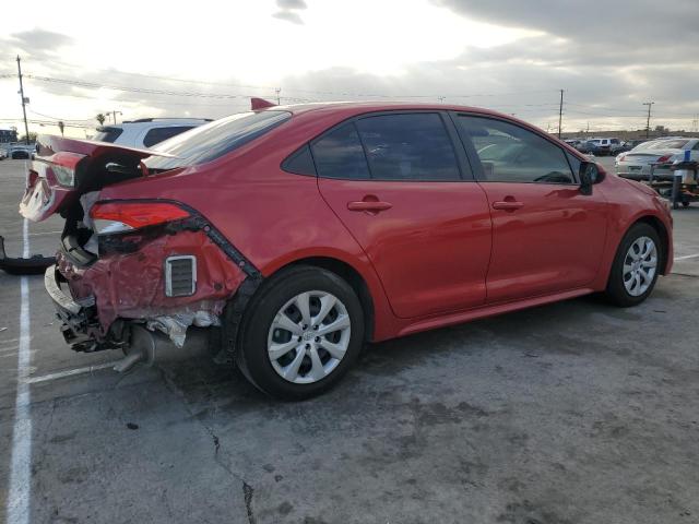 JTDEPMAE6MJ184735 - 2021 TOYOTA COROLLA LE RED photo 3