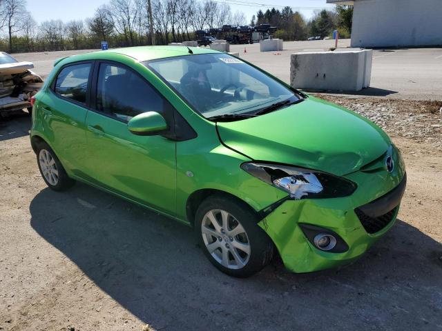 JM1DE1HYXB0128221 - 2011 MAZDA MAZDA2 GREEN photo 4