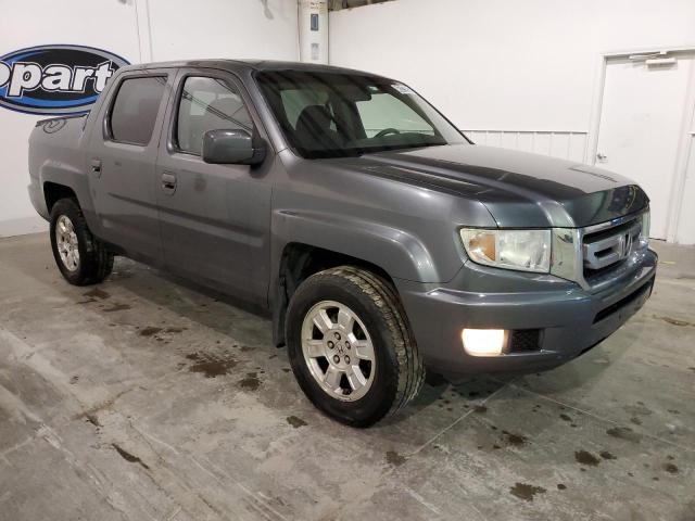 5FPYK1F46BB011027 - 2011 HONDA RIDGELINE RTS GRAY photo 4