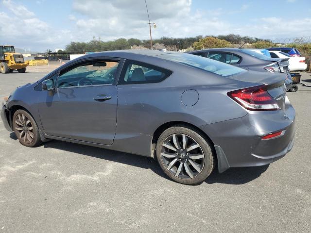 2HGFG3B02EH500380 - 2014 HONDA CIVIC EXL GRAY photo 2