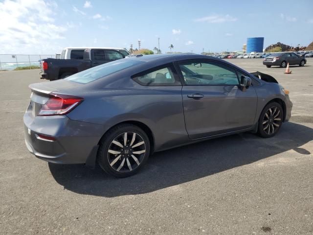 2HGFG3B02EH500380 - 2014 HONDA CIVIC EXL GRAY photo 3
