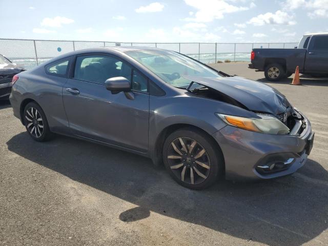 2HGFG3B02EH500380 - 2014 HONDA CIVIC EXL GRAY photo 4