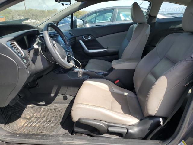2HGFG3B02EH500380 - 2014 HONDA CIVIC EXL GRAY photo 7