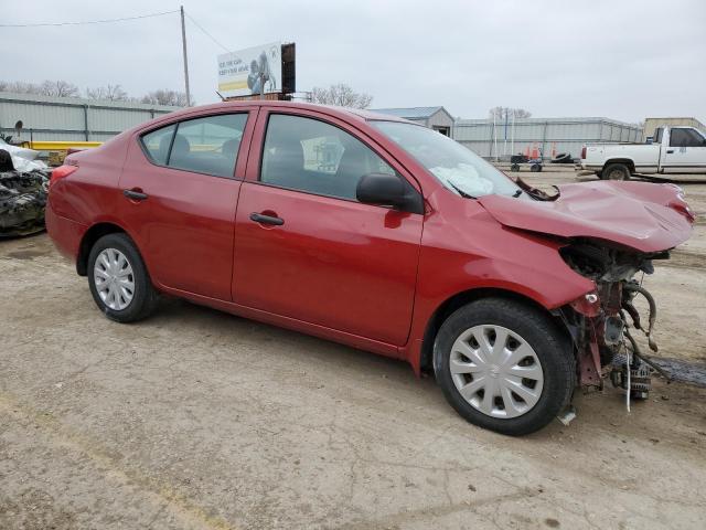 3N1CN7AP4EL835468 - 2014 NISSAN VERSA S RED photo 4