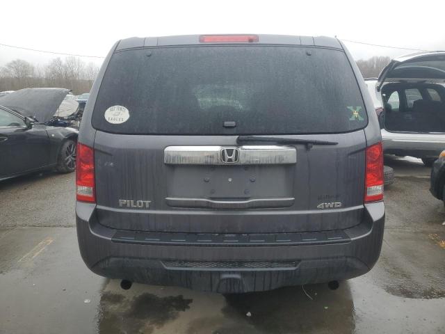 5FNYF4H2XFB028297 - 2015 HONDA PILOT LX GRAY photo 6