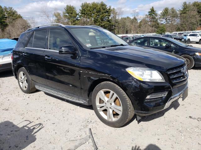 4JGDA5HB1EA413253 - 2014 MERCEDES-BENZ ML 350 4MATIC BLACK photo 4