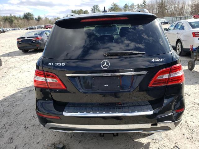 4JGDA5HB1EA413253 - 2014 MERCEDES-BENZ ML 350 4MATIC BLACK photo 6