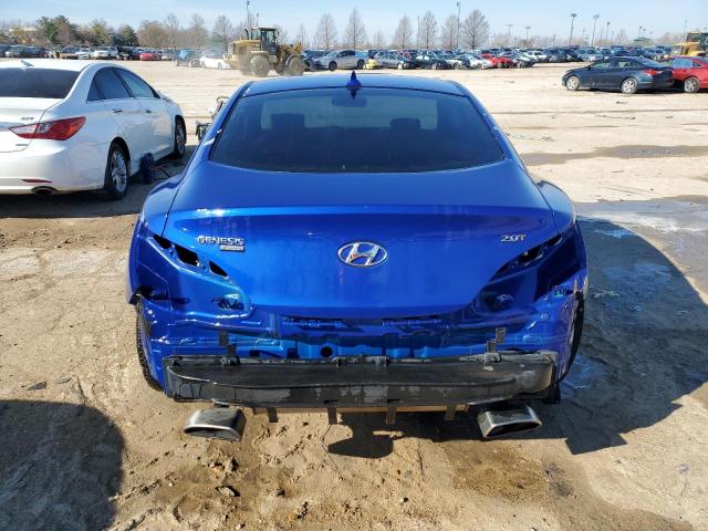 KMHHT6KD5DU098742 - 2013 HYUNDAI GENESIS CO 2.0T BLUE photo 6