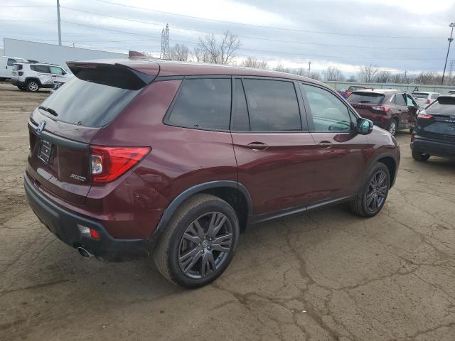 5FNYF8H59MB023395 - 2021 HONDA PASSPORT EXL ბურგუნდია ფოტო 3