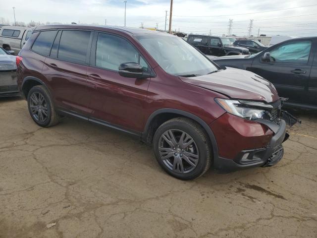 5FNYF8H59MB023395 - 2021 HONDA PASSPORT EXL ბურგუნდია ფოტო 4