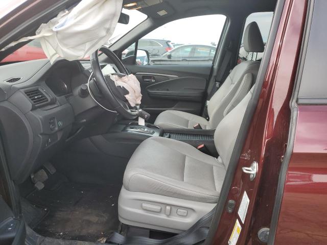 5FNYF8H59MB023395 - 2021 HONDA PASSPORT EXL ბურგუნდია ფოტო 7