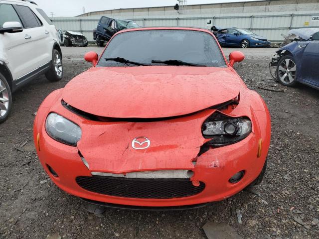 JM1NC25F560119516 - 2006 MAZDA MX-5 MIATA RED photo 5