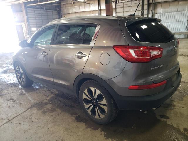 KNDPC3A68D7425358 - 2013 KIA SPORTAGE SX SILVER photo 2