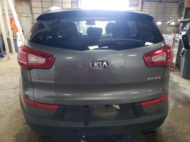 KNDPC3A68D7425358 - 2013 KIA SPORTAGE SX SILVER photo 6