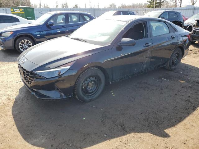 KMHLM4AG1NU308990 - 2022 HYUNDAI ELANTRA SEL BLACK photo 1