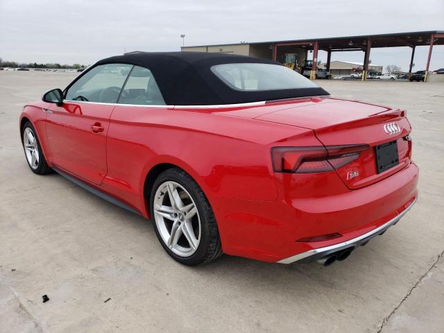 WAUY4GF50JN013318 - 2018 AUDI S5 PREMIUM PLUS RED photo 2