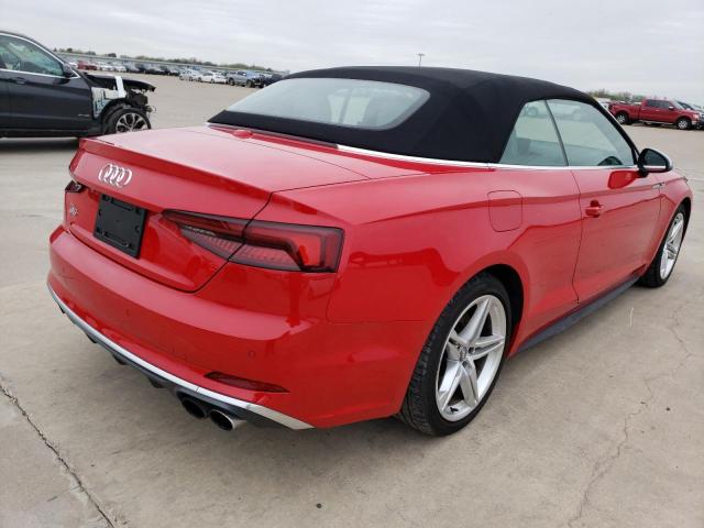 WAUY4GF50JN013318 - 2018 AUDI S5 PREMIUM PLUS RED photo 3