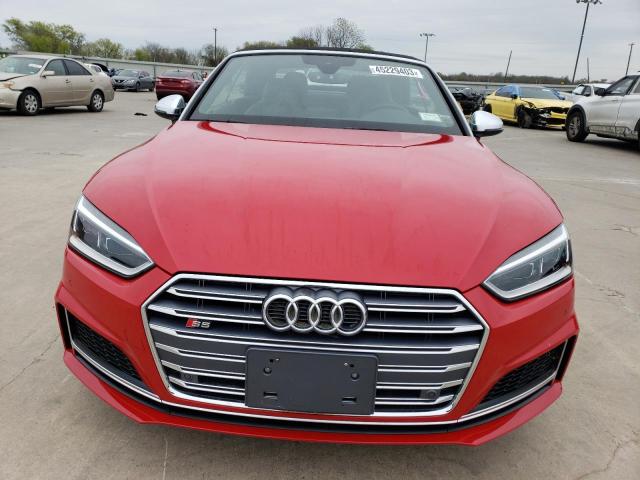 WAUY4GF50JN013318 - 2018 AUDI S5 PREMIUM PLUS RED photo 5