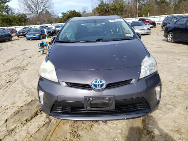 JTDKN3DU1D1617318 - 2013 TOYOTA PRIUS GRAY photo 5