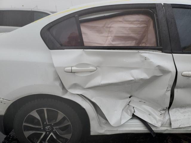 19XFB2F94DE200043 - 2013 HONDA CIVIC EXL თეთრი ფოტო 10