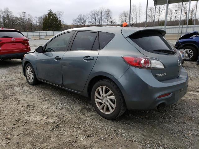 JM1BL1L78C1559602 - 2012 MAZDA 3 I GRAY photo 2