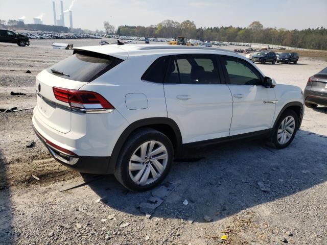 1V2WC2CA8MC226503 - 2021 VOLKSWAGEN ATLAS CROS SE WHITE photo 3
