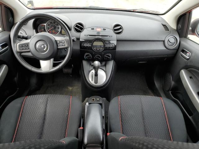 JM1DE1LY8D0156481 - 2013 MAZDA MAZDA2 RED photo 8