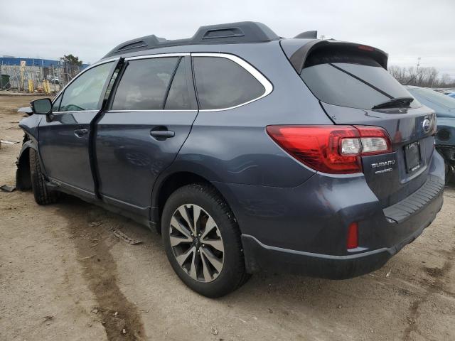 4S4BSANC1G3349720 - 2016 SUBARU OUTBACK 2.5I LIMITED GRAY photo 2