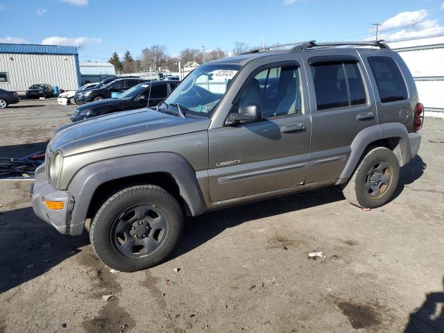 1J4GL48KX4W220648 - 2004 JEEP LIBERTY SPORT GRAY photo 1