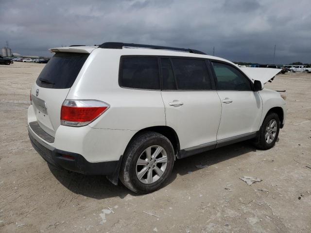 5TDZK3EH8DS122478 - 2013 TOYOTA HIGHLANDER BASE Ақ фото 3