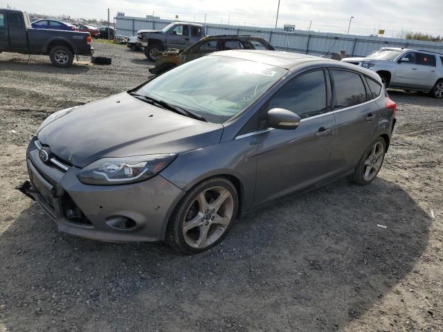 1FADP3N26DL107427 - 2013 FORD FOCUS TITANIUM GRAY photo 1