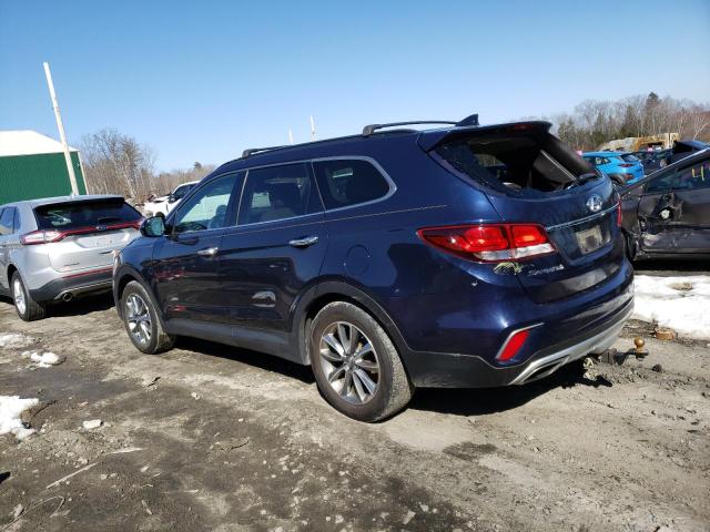 KM8SM4HF3HU189434 - 2017 HYUNDAI SANTA FE SE BLUE photo 2