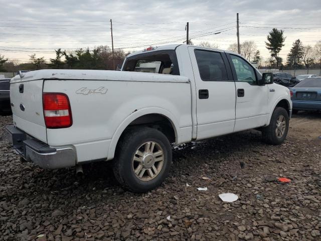 1FTPW14555FA79078 - 2005 FORD F150 SUPERCREW WHITE photo 3