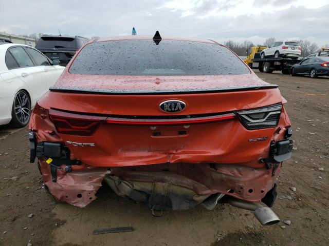 3KPF34AD2ME319620 - 2021 KIA FORTE GT LINE ORANGE photo 6