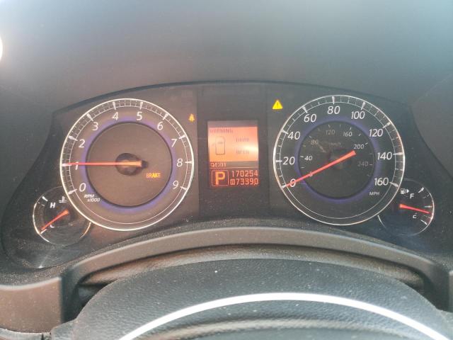 JNKAJ09F28M359880 - 2008 INFINITI EX35 BASE Սպիտակ լուսանկար 9