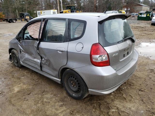 JHMGD386X7S065562 - 2007 HONDA FIT S 银色 照片 2