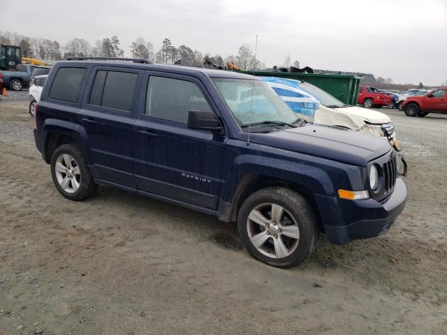 1C4NJRFB0ED769453 - 2014 JEEP PATRIOT LATITUDE BLUE photo 4