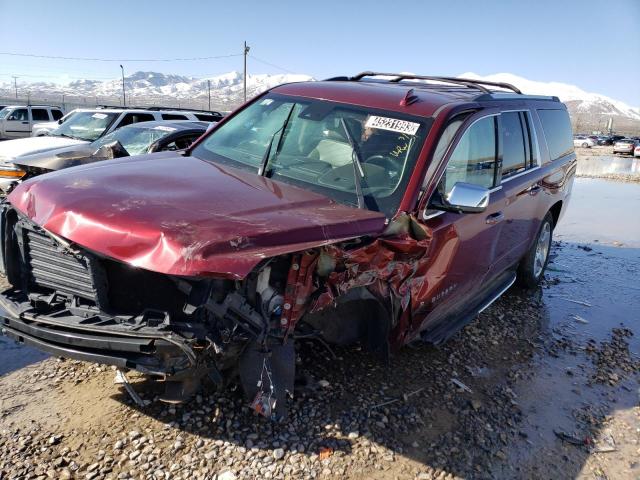 1GNSKJKC2LR212857 - 2020 CHEVROLET SUBURBAN K1500 PREMIER MAROON photo 1