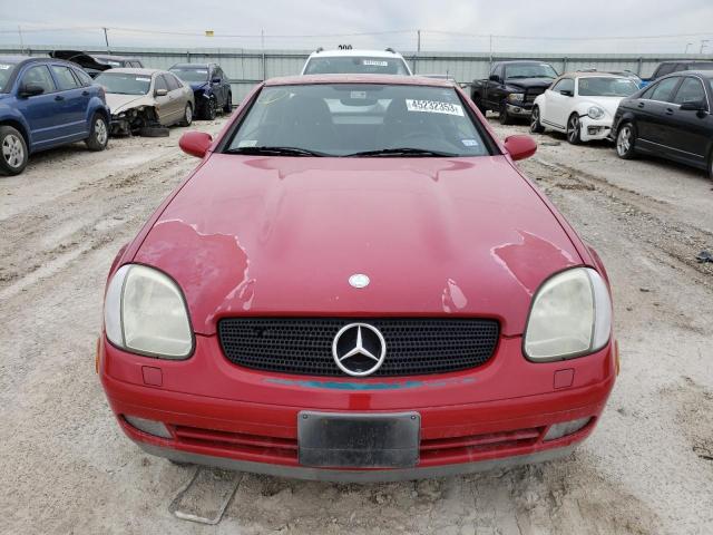 WDBKK47F5WF044004 - 1998 MERCEDES-BENZ SLK 230 KOMPRESSOR RED photo 5