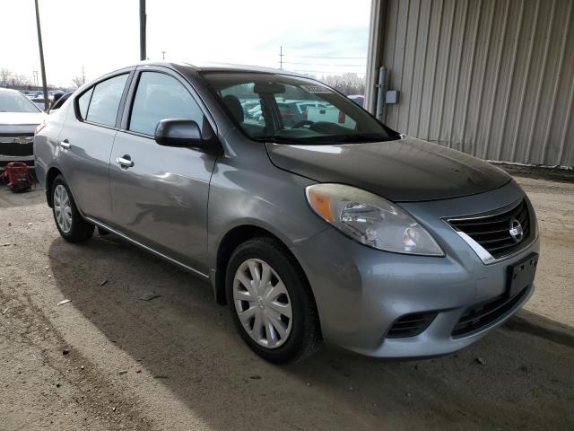 3N1CN7AP8DL878208 - 2013 NISSAN VERSA S GRAY photo 4