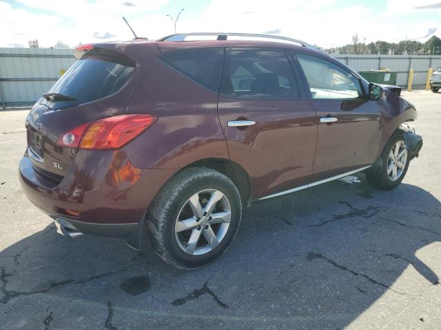 JN8AZ1MUXAW020482 - 2010 NISSAN MURANO S MAROON photo 3