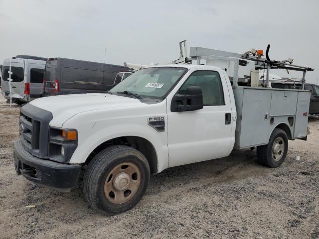 1FDSF305X8EC32619 - 2008 FORD F350 SRW SUPER DUTY WHITE photo 1