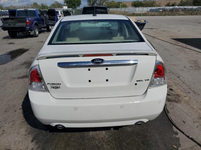 3FAHP08108R266423 - 2008 FORD FUSION SEL WHITE photo 6