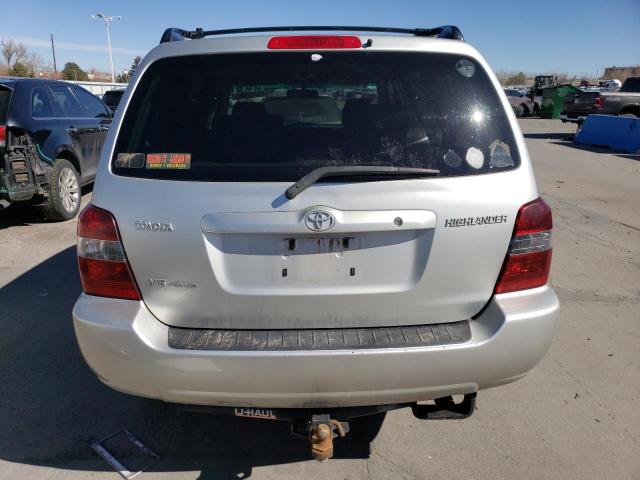 JTEEP21A460165848 - 2006 TOYOTA HIGHLANDER LIMITED SILVER photo 6