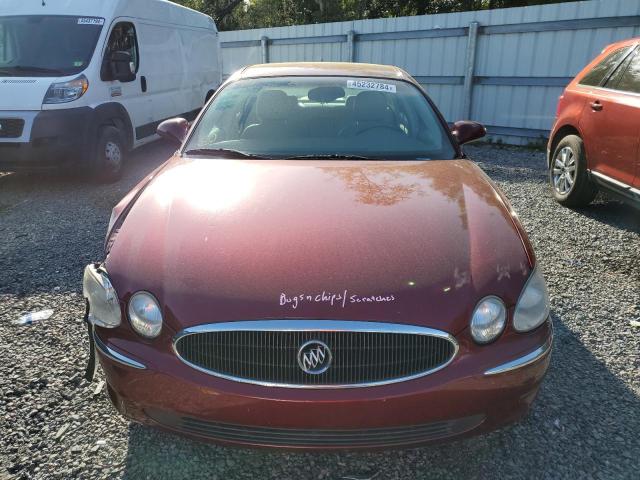 2G4WC582071171717 - 2007 BUICK LACROSSE CX RED photo 5