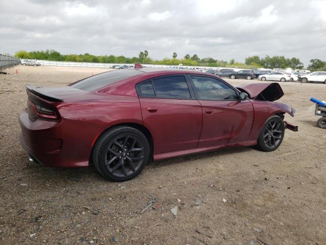 2C3CDXHG8LH190792 - 2020 DODGE CHARGER GT MAROON photo 3
